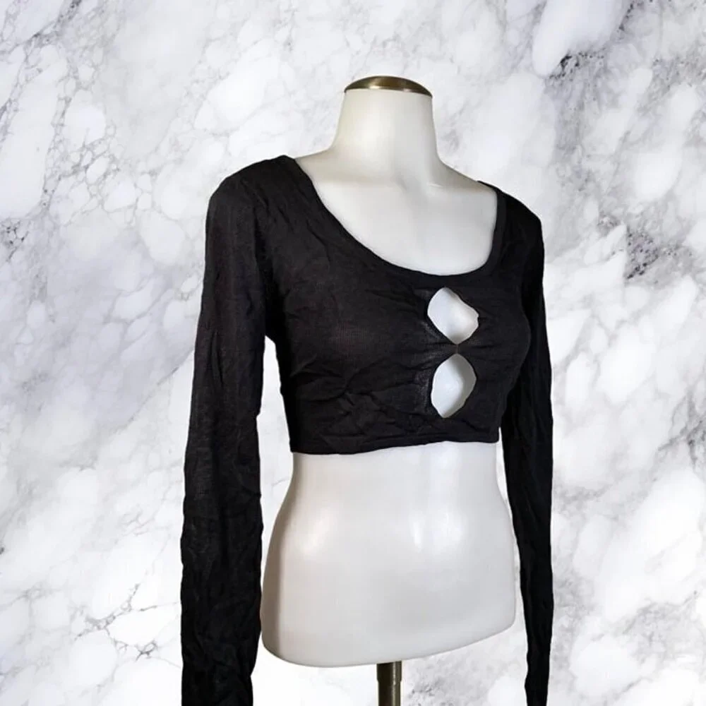 Superdown Jasmina Knit Top - Black